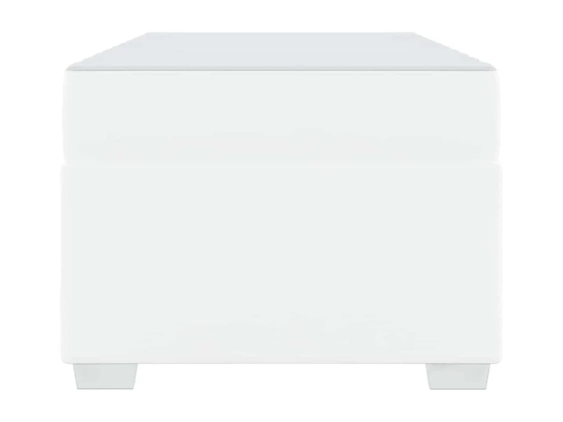 Lit simple | Lit adulte, enfant | Cadre de lit Blanc 80x200 cm Faux cuir