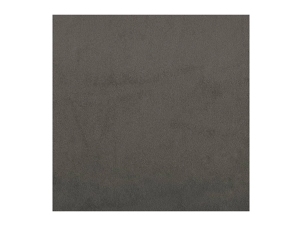 Lit double | Lit adulte | Cadre de lit gris foncé 200x200 cm velours
