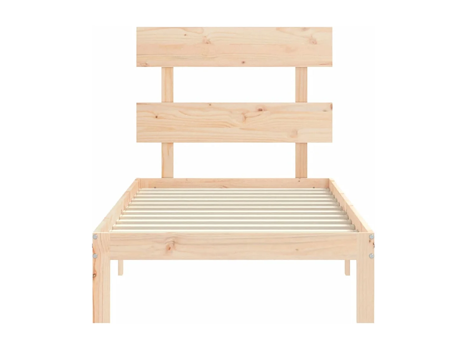 Lit simple | Lit adulte, enfant | Cadre de lit 90x200 cm bois de pin massif