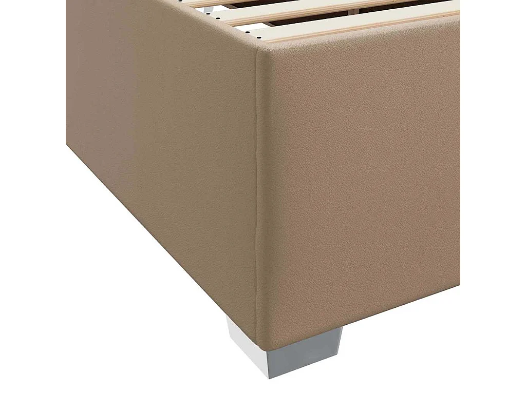 Lit simple | Lit adulte, enfant | Cadre de lit Cappuccino 80x200 cm Faux cuir