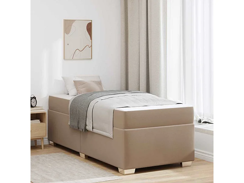 Lit simple | Lit adulte, enfant | Cadre de lit Cappuccino 80x200 cm Faux cuir