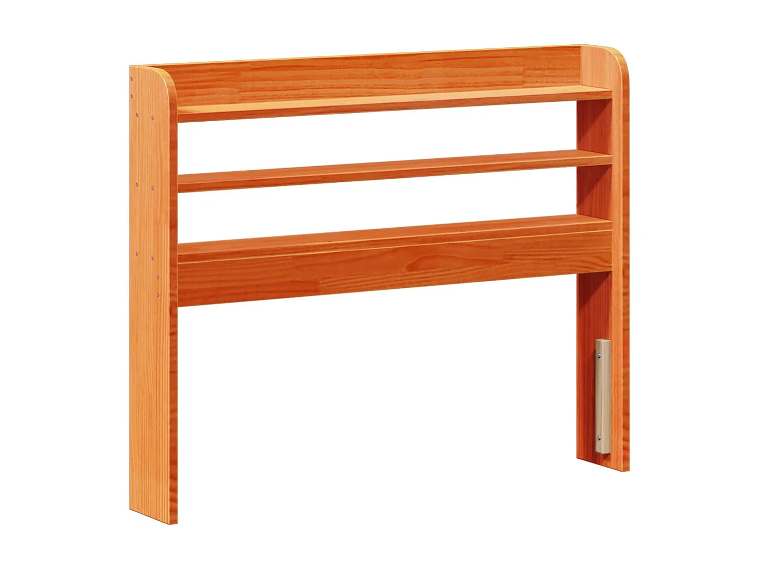 Lit simple | Lit adulte, enfant | Cadre de lit cire marron 75x190 cm bois pin massif