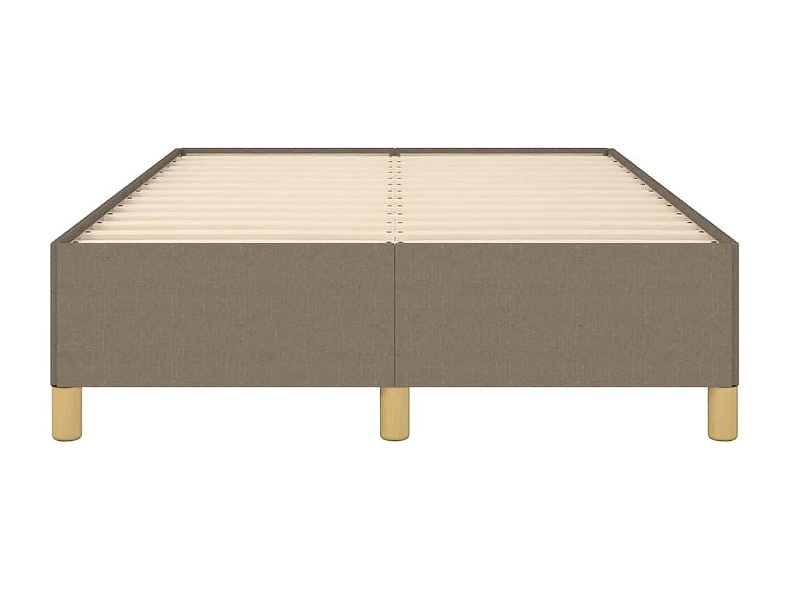 Lit simple | Lit adulte, enfant | Cadre de lit taupe 120x190 cm tissu