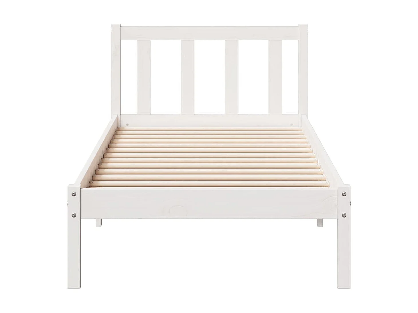 Lit simple | Lit adulte, enfant | Cadre de lit extra long 100x220 cm bois massif pin