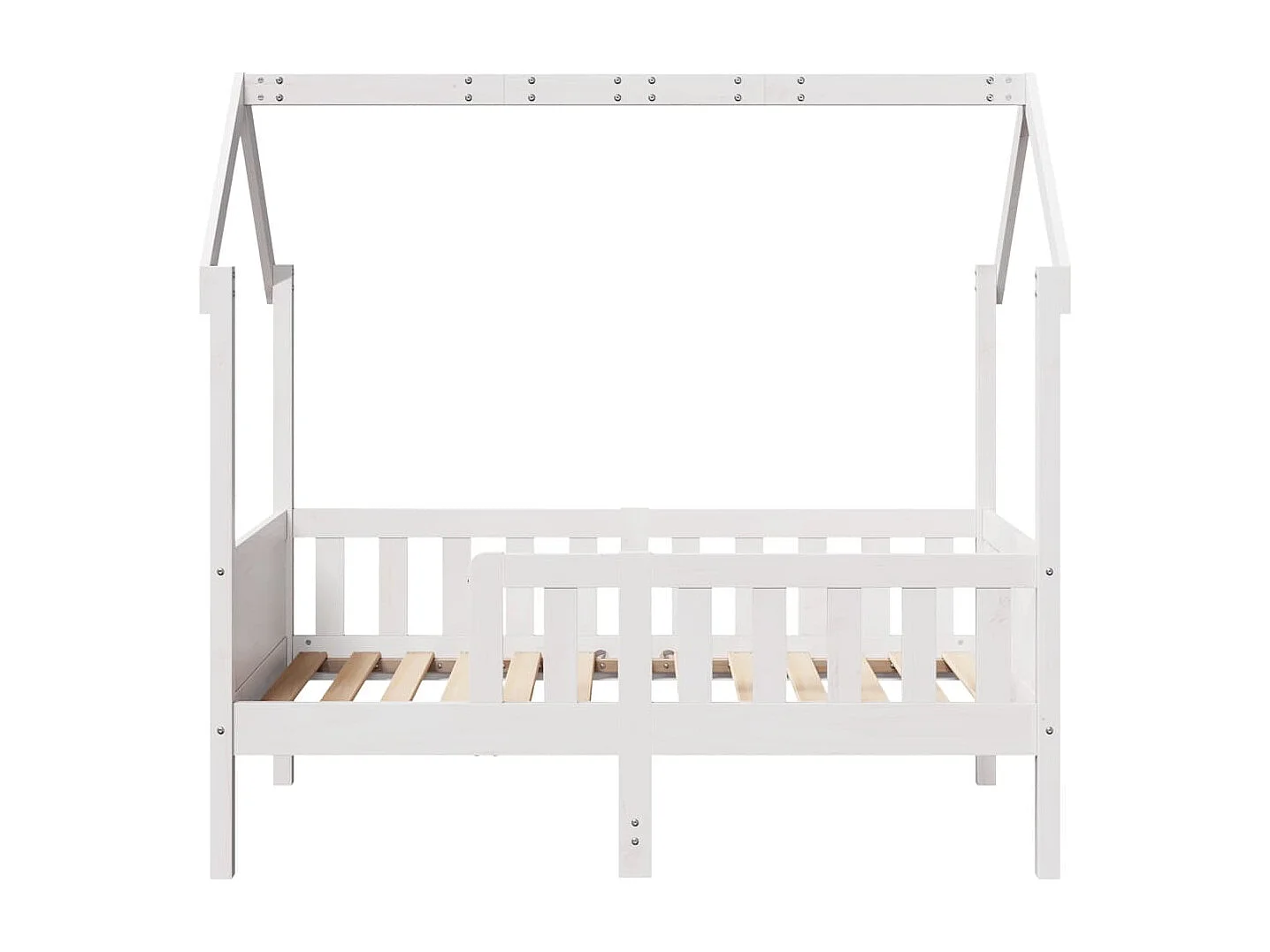 Lit simple | Lit enfant | Cadre de lit d'enfants forme de maison pin 80x160 cm