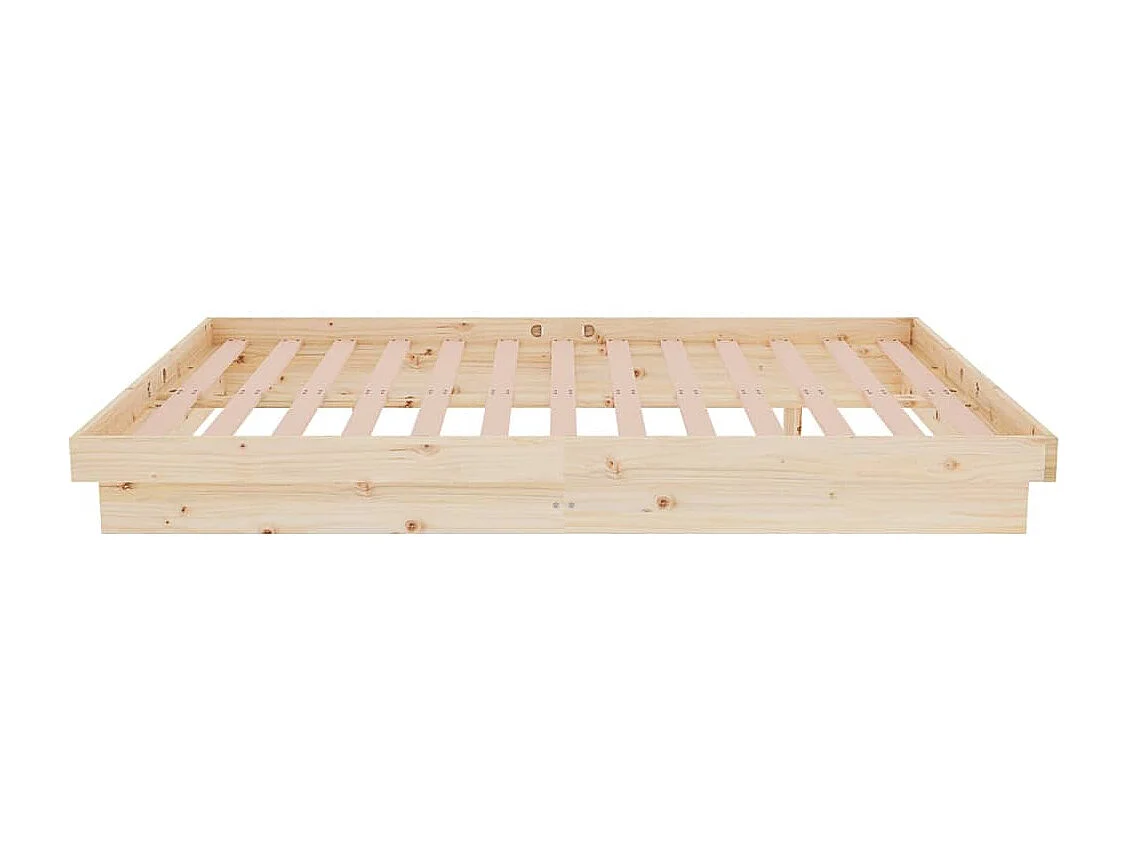 Lit simple | Lit adulte, enfant | Cadre de lit bois massif 120x190 cm