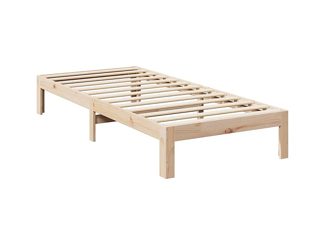 Lit simple | Lit adulte, enfant | Cadre de lit 80x200 cm bois massif de pin