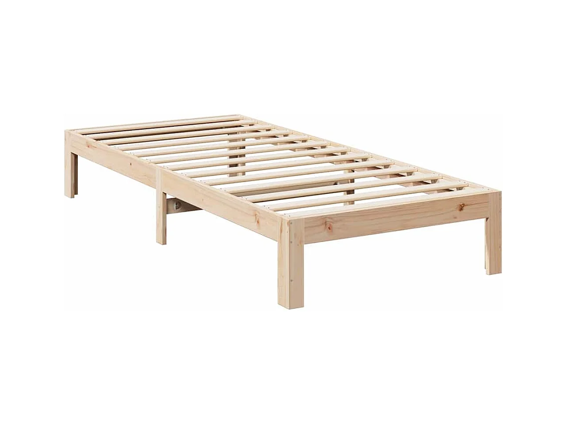 Lit simple | Lit adulte, enfant | Cadre de lit 80x200 cm bois massif de pin