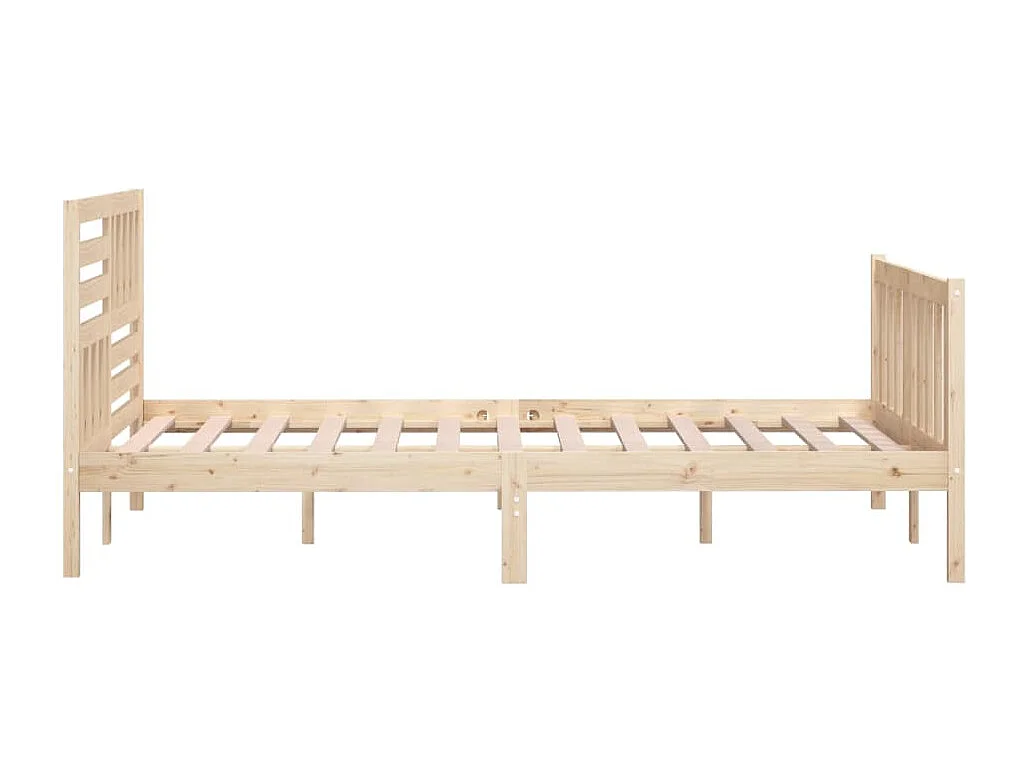 Lit double | Lit adulte | Cadre de lit bois massif 160x200 cm