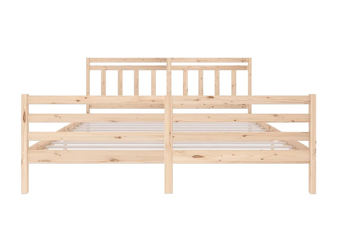 Lit double | Lit adulte | Cadre de lit bois massif 200x200 cm