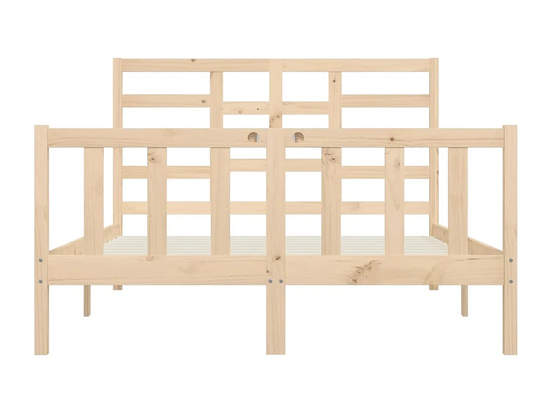 Lit simple | Lit adulte, enfant | Cadre de lit 120x200 cm bois de pin massif