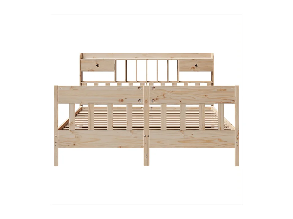 Lit double | Lit adulte | Cadre de lit 180x200 cm bois massif de pin