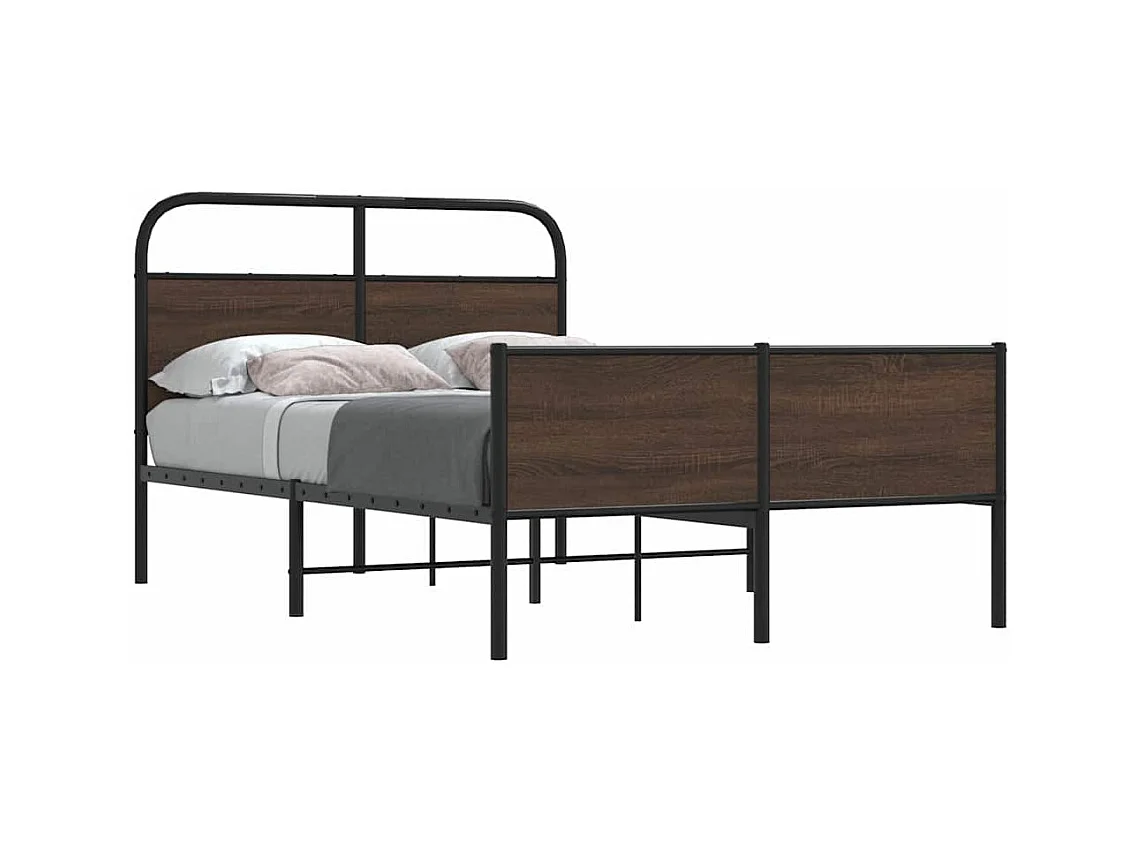 Lit double | Lit adulte | Cadre de lit 140x200 cm chêne marron