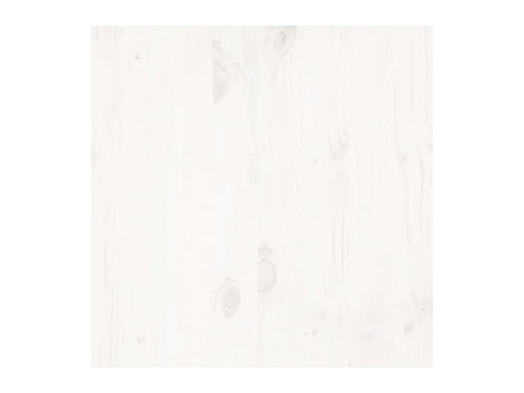 Lit double | Lit adulte | Cadre de lit blanc 160x200 cm bois de pin massif