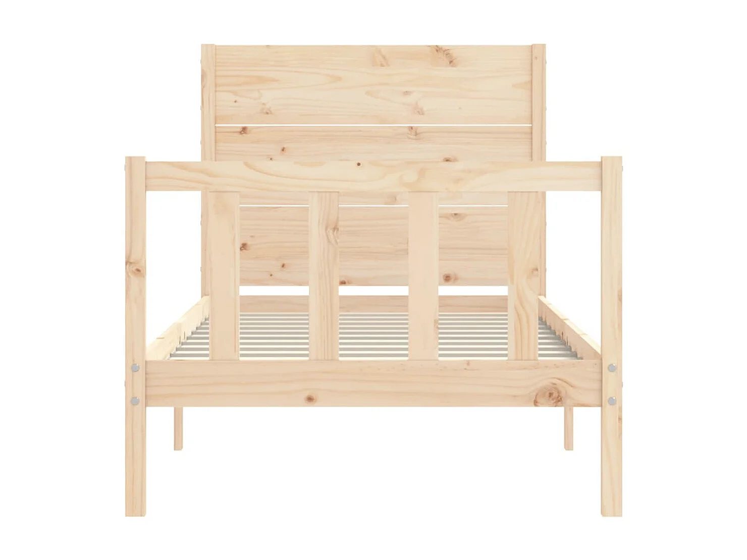Lit simple | Lit adulte, enfant | Cadre de lit 100x200 cm bois massif de pin