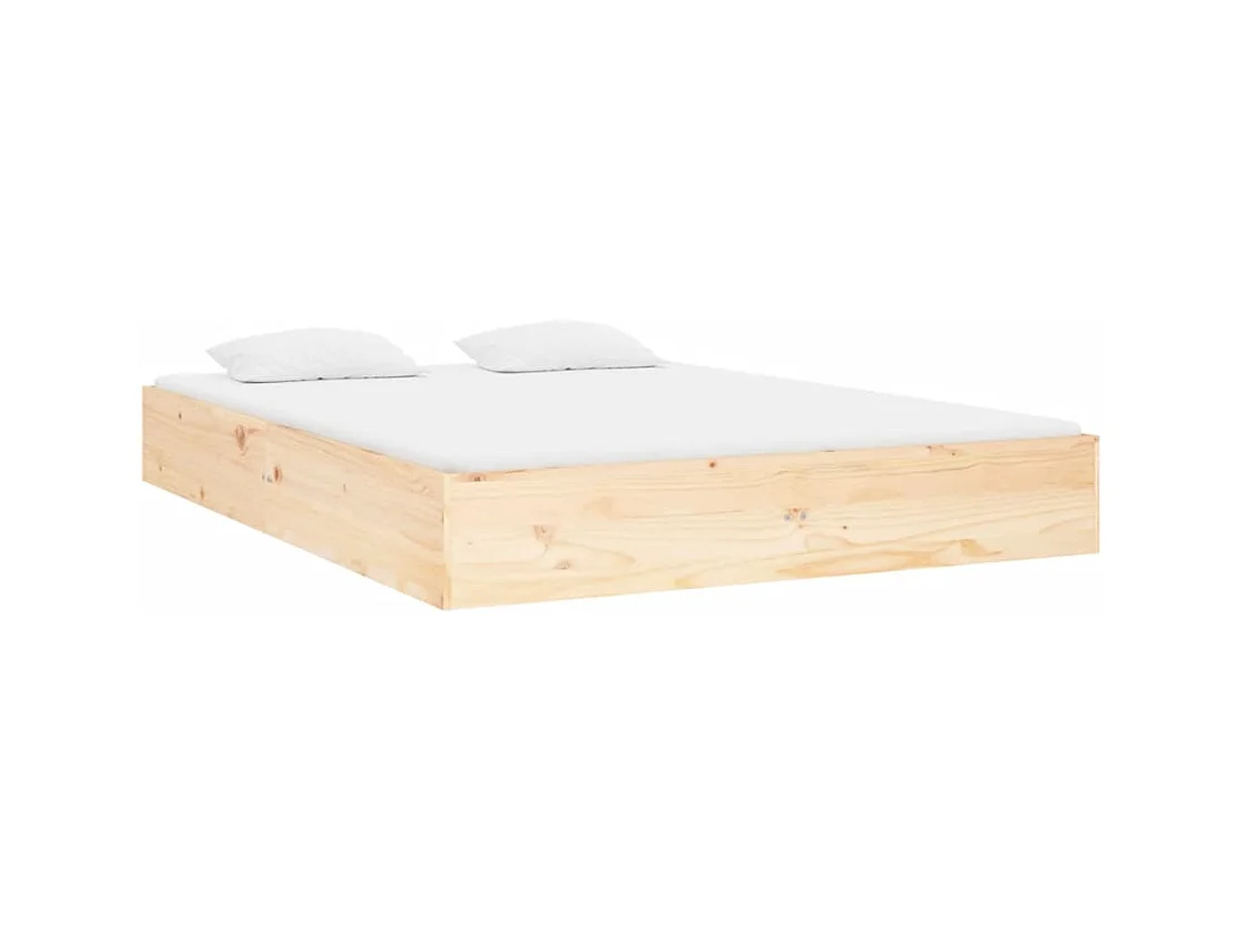 Lit simple | Lit adulte, enfant | Cadre de lit bois massif 120x190 cm