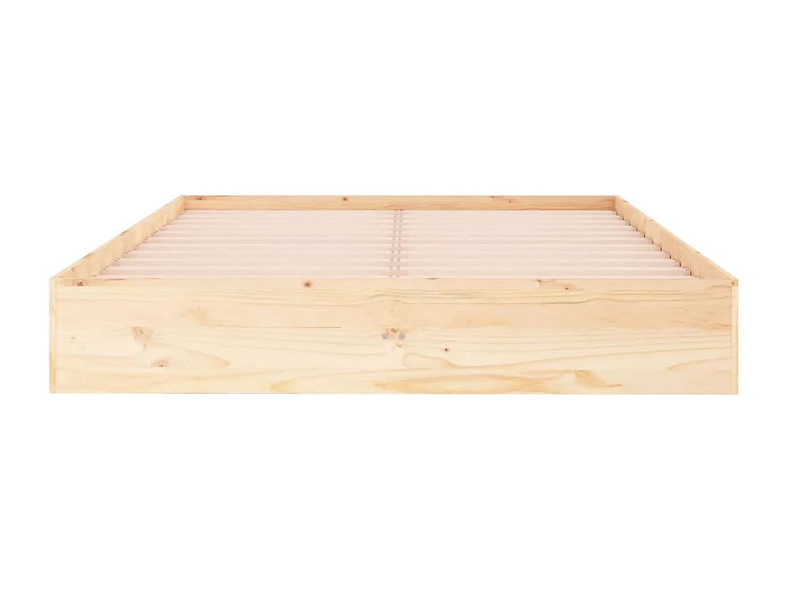 Lit simple | Lit adulte, enfant | Cadre de lit bois massif 120x190 cm