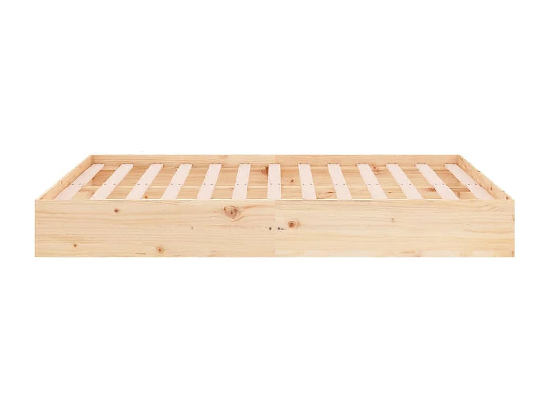 Lit simple | Lit adulte, enfant | Cadre de lit bois massif 120x190 cm