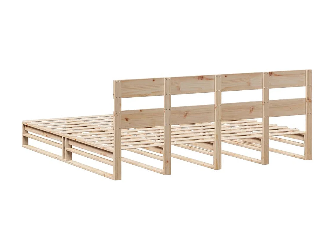 Lit double | Lit adulte | Cadre de lit 180x200 cm bois massif de pin