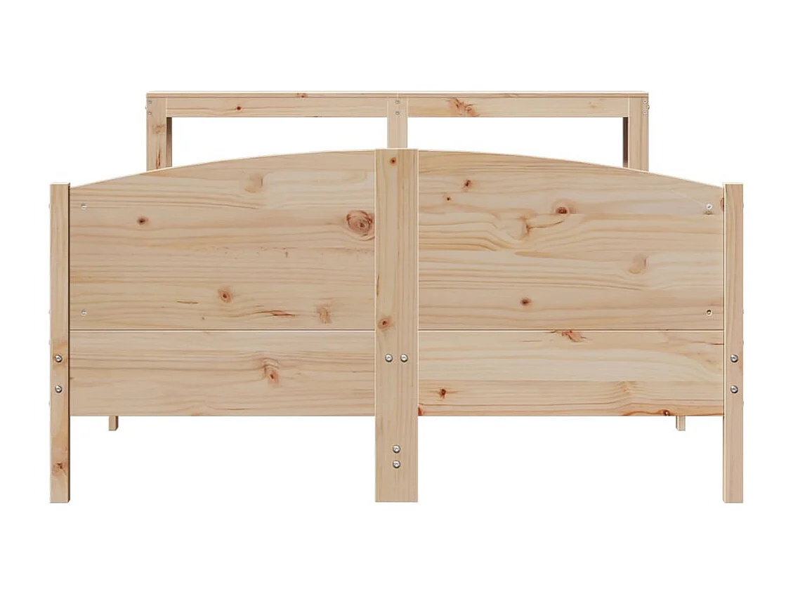 Lit simple | Lit adulte, enfant | Cadre de lit 120x200 cm bois de pin massif