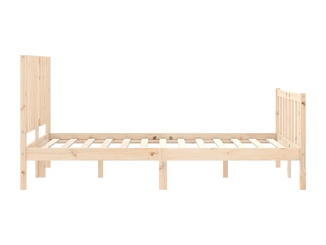 Lit simple | Lit adulte, enfant | Cadre de lit 120x200 cm bois de pin massif