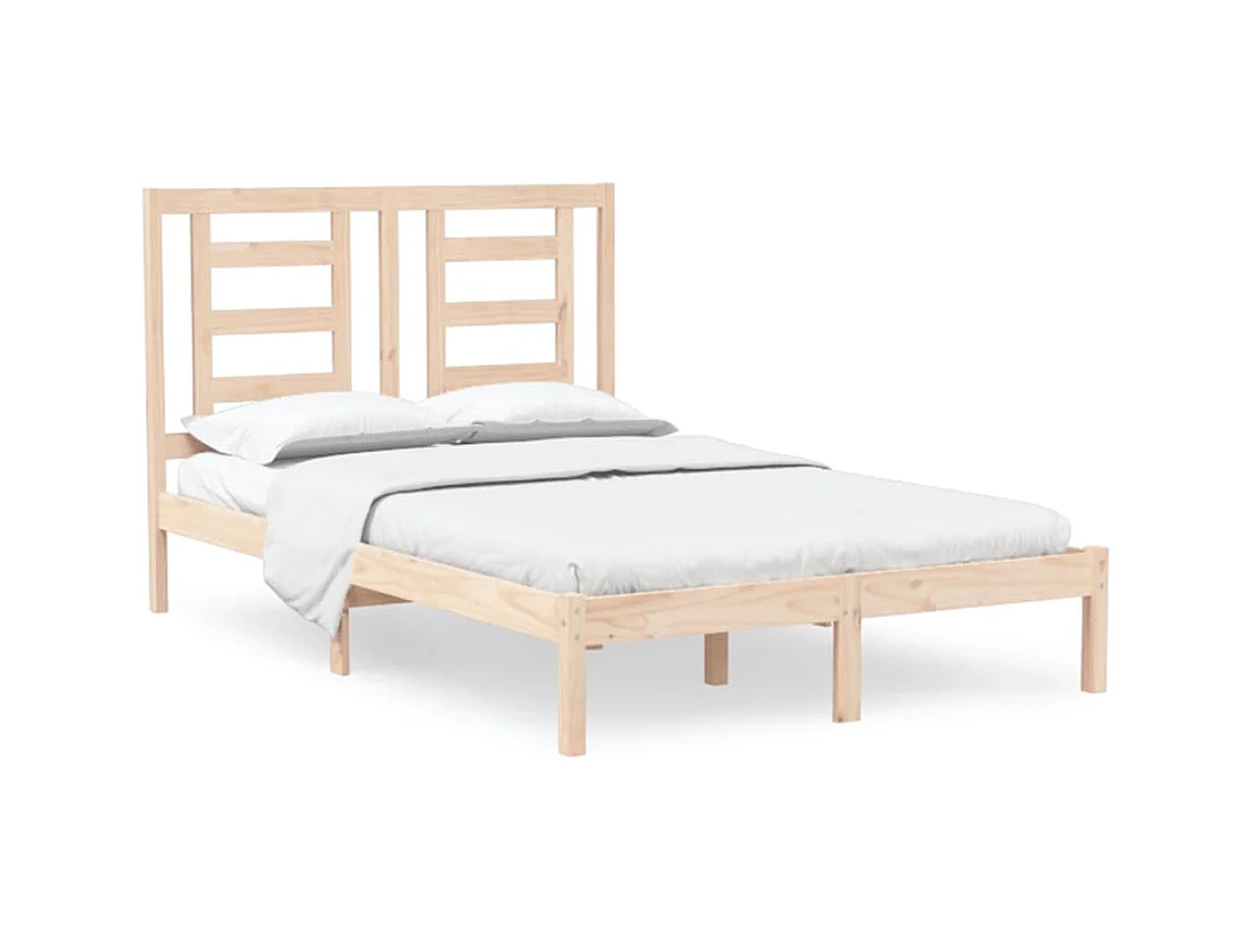 Lit simple | Lit adulte, enfant | Cadre de lit 120x190 cm bois massif