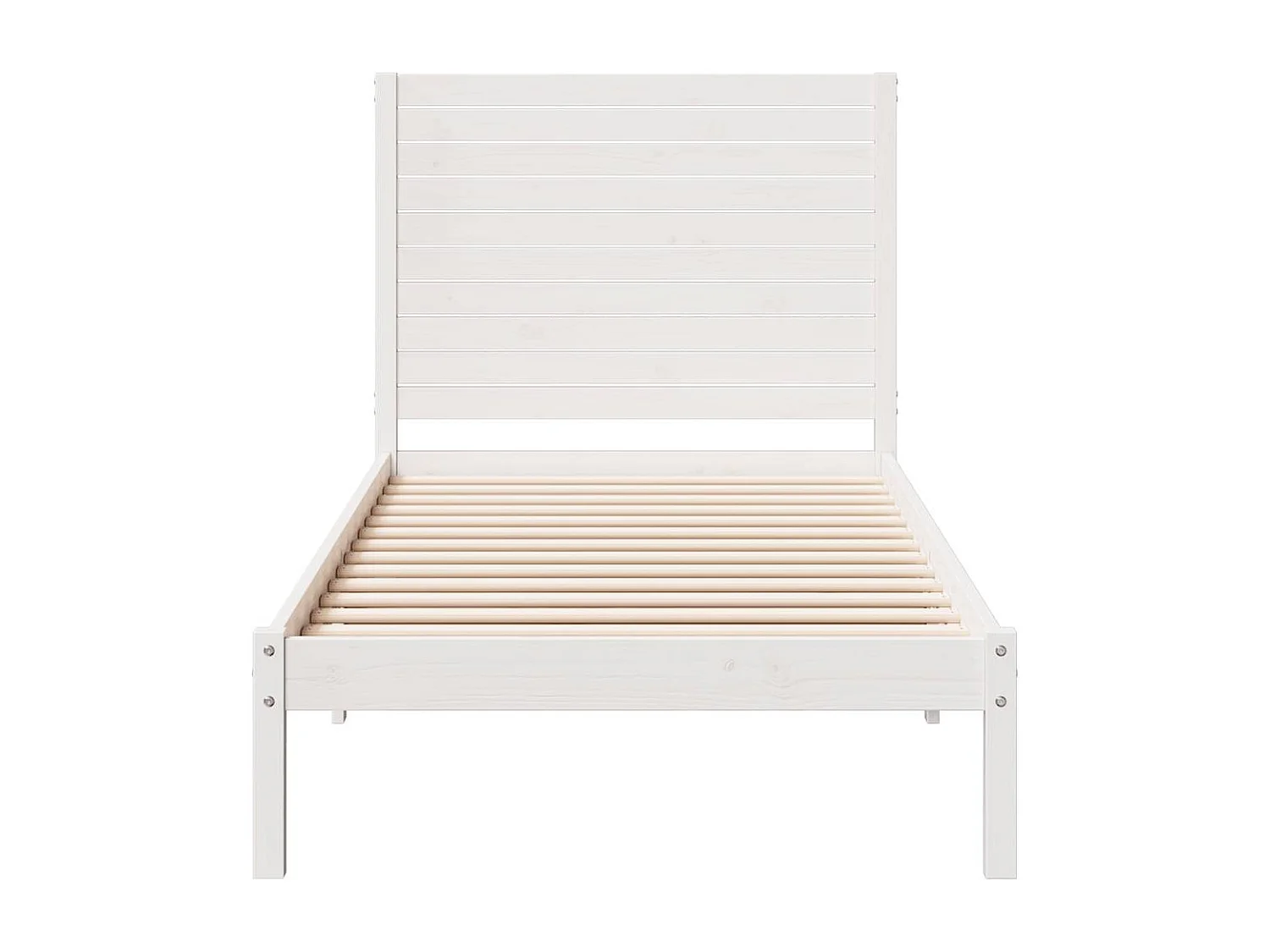 Lit simple | Lit adulte, enfant | Cadre de lit extra long 90x210 cm bois massif
