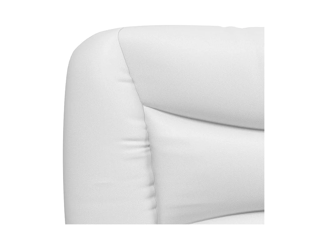 Lit double | Lit adulte | Cadre de lit avec LED blanc et noir 140x200 cm