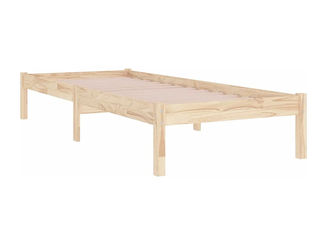 Lit simple | Lit adulte, enfant | Cadre de lit 90x200 cm bois massif
