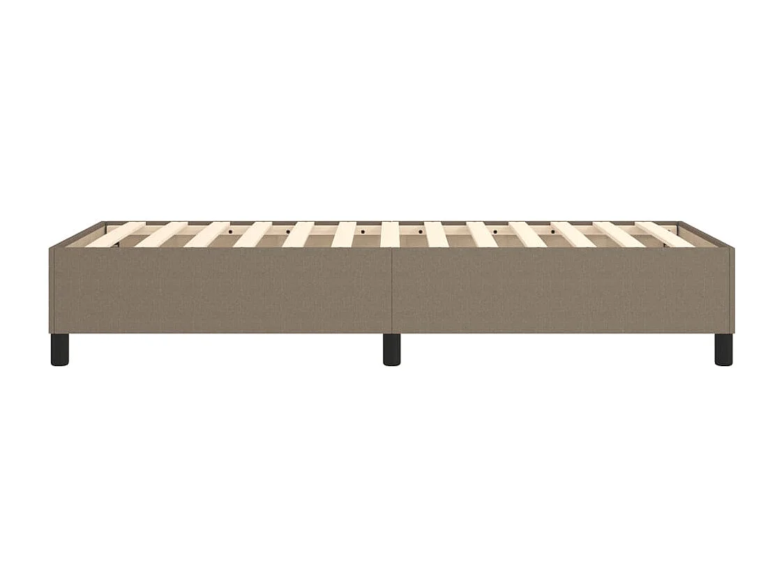 Lit simple | Lit adulte, enfant | Cadre de lit taupe 80x200 cm tissu