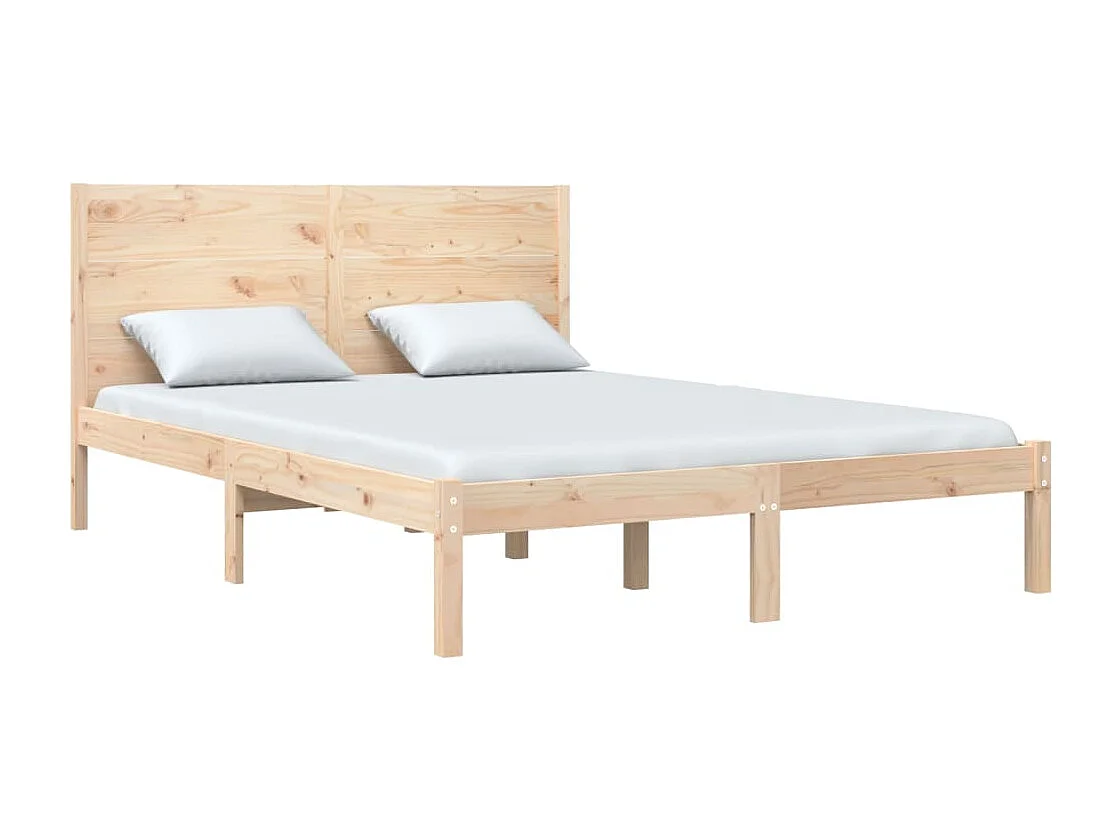Lit double | Lit adulte | Cadre de lit 135x190 cm bois massif