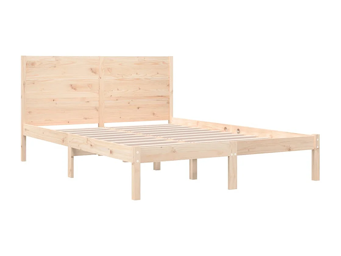 Lit double | Lit adulte | Cadre de lit 135x190 cm bois massif