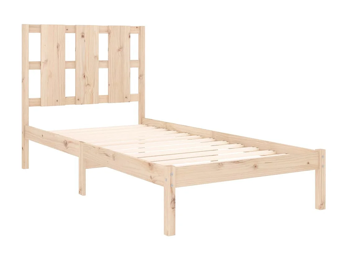 Lit simple | Lit adulte, enfant | Cadre de lit 90x190 cm bois massif