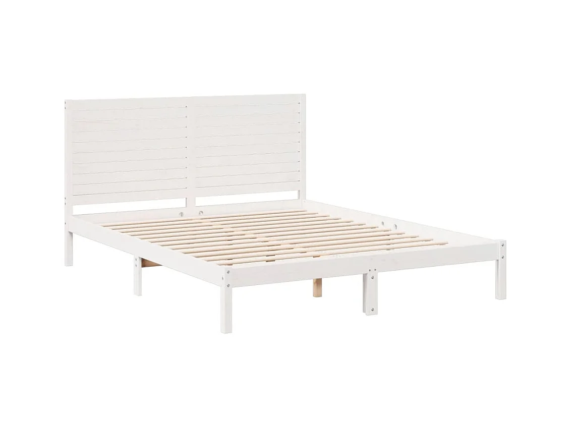 Lit double | Lit adulte | Cadre de lit extra long 160x210 cm bois massif