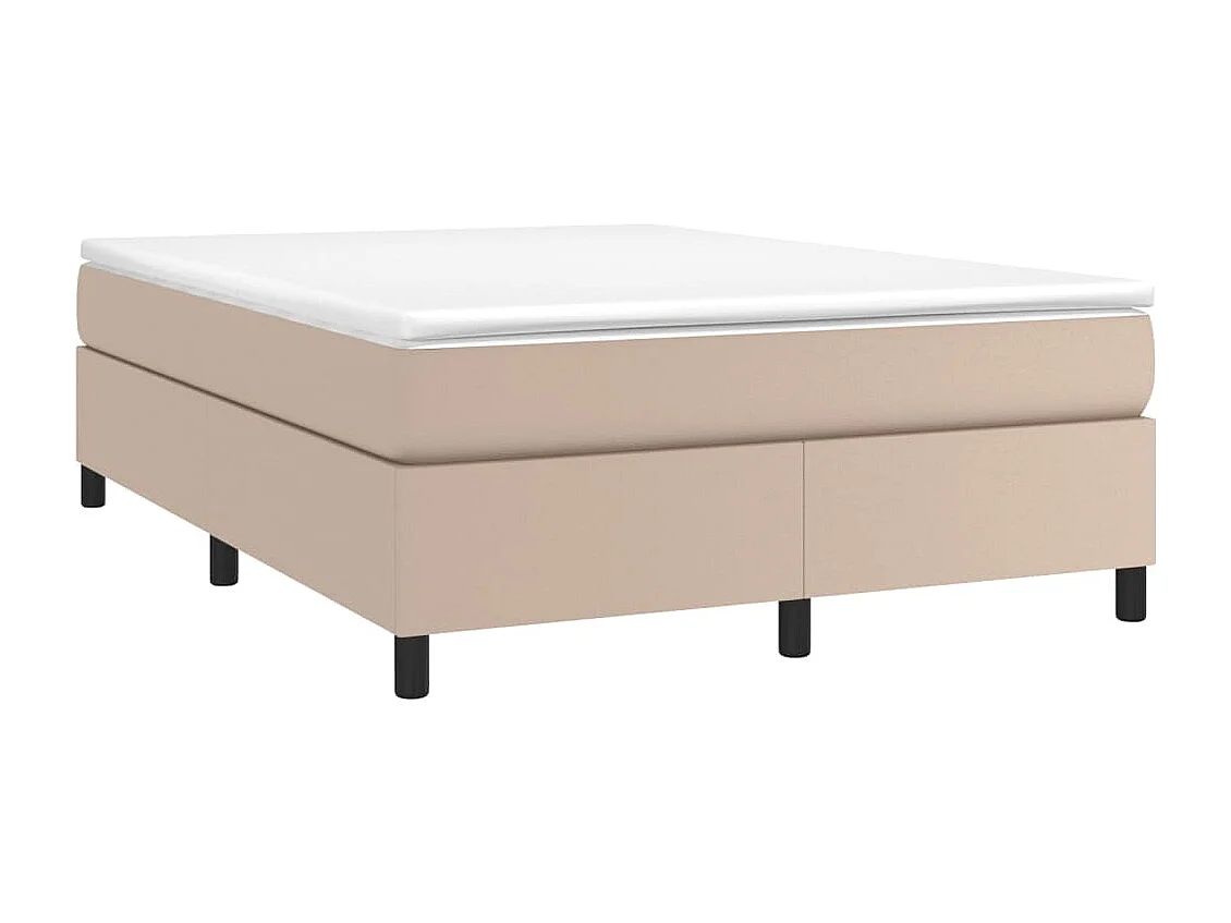 Lit double | Lit adulte | Cadre de lit cappuccino 140x190 cm similicuir