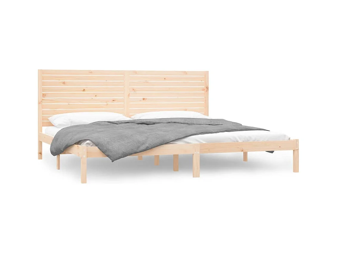 Lit double | Lit adulte | Cadre de lit 200x200 cm bois massif