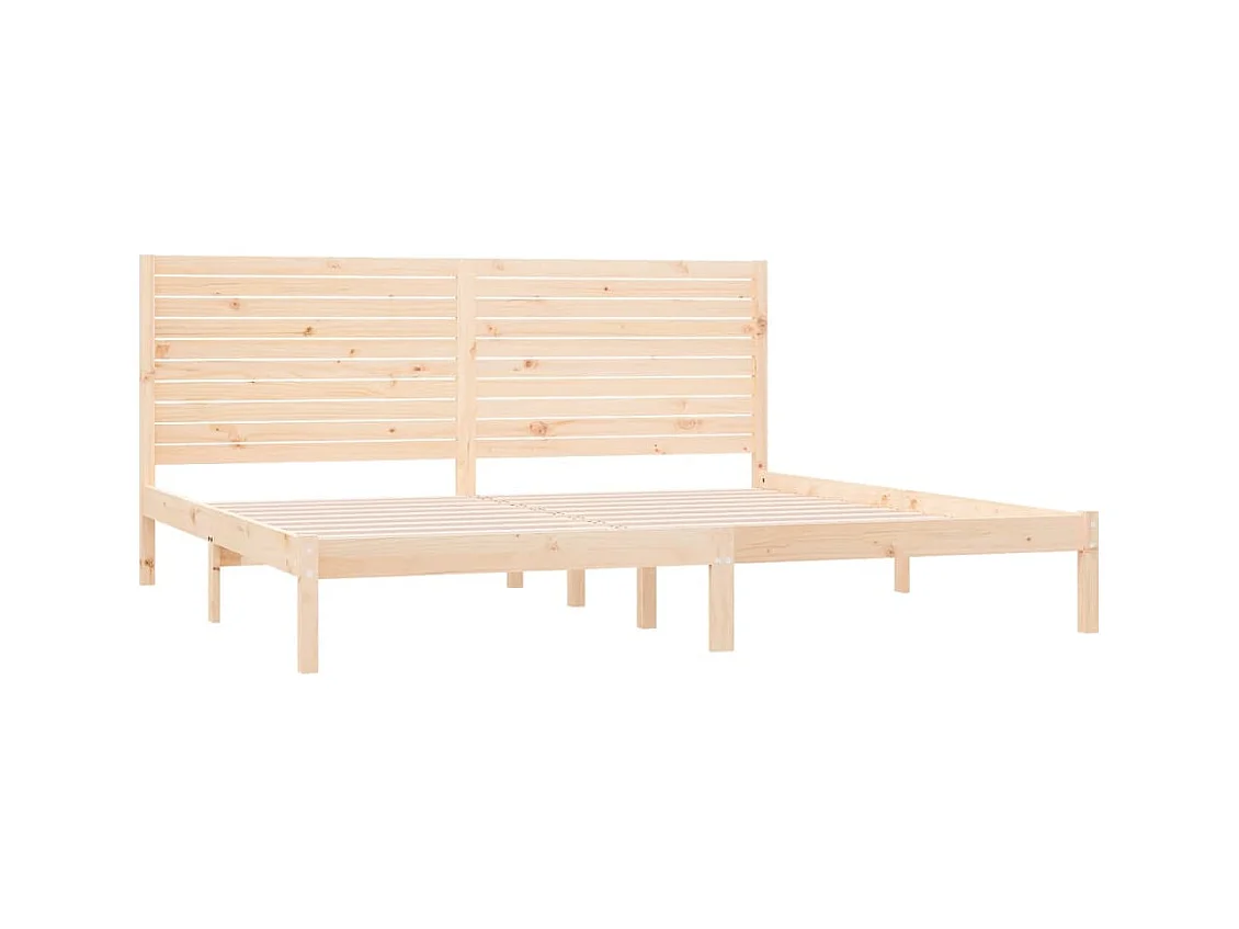 Lit double | Lit adulte | Cadre de lit 200x200 cm bois massif