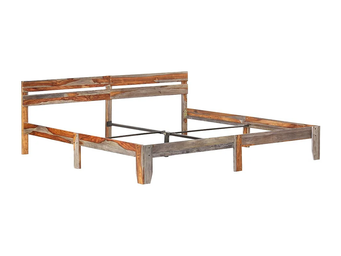 Lit double | Lit adulte | Cadre de lit bois massif 200x200 cm