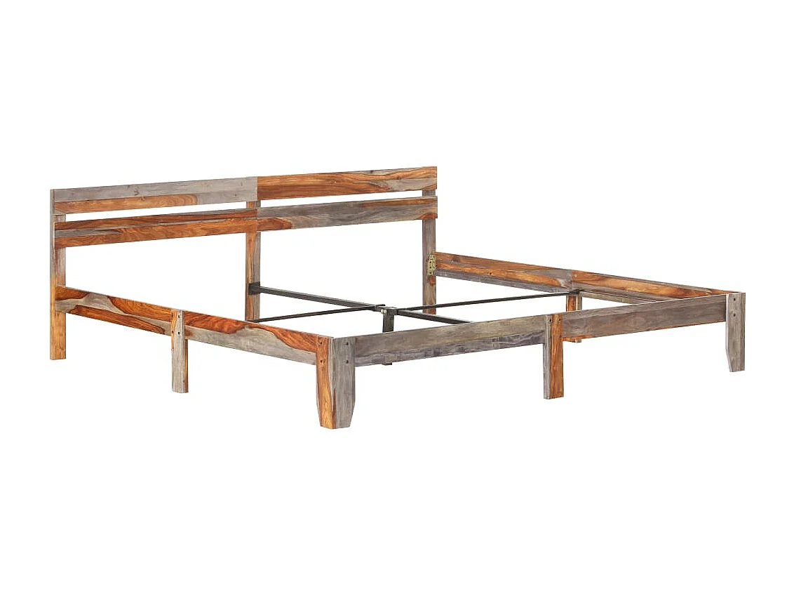 Lit double | Lit adulte | Cadre de lit bois massif 200x200 cm