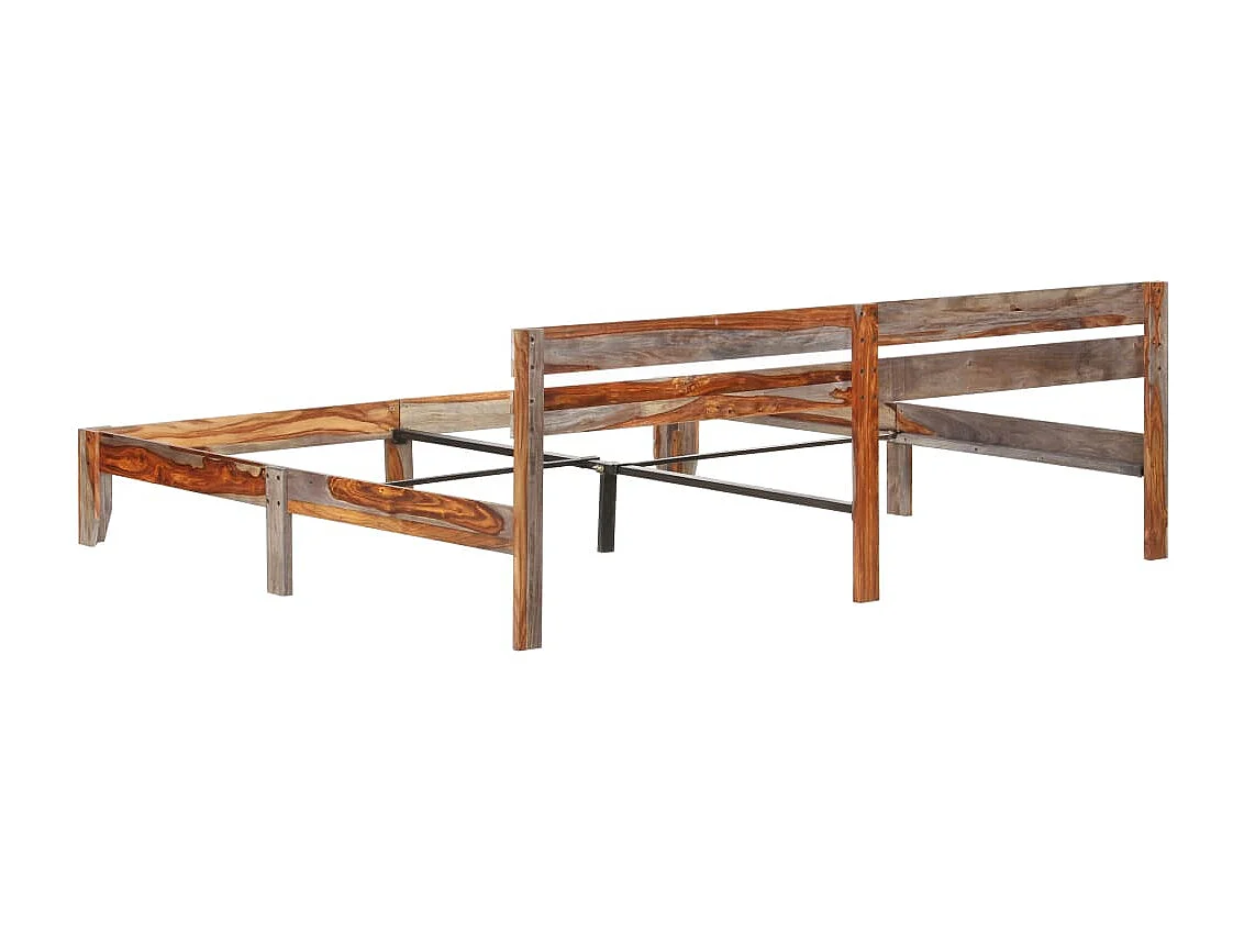Lit double | Lit adulte | Cadre de lit bois massif 200x200 cm