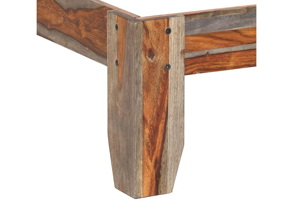 Lit double | Lit adulte | Cadre de lit bois massif 200x200 cm