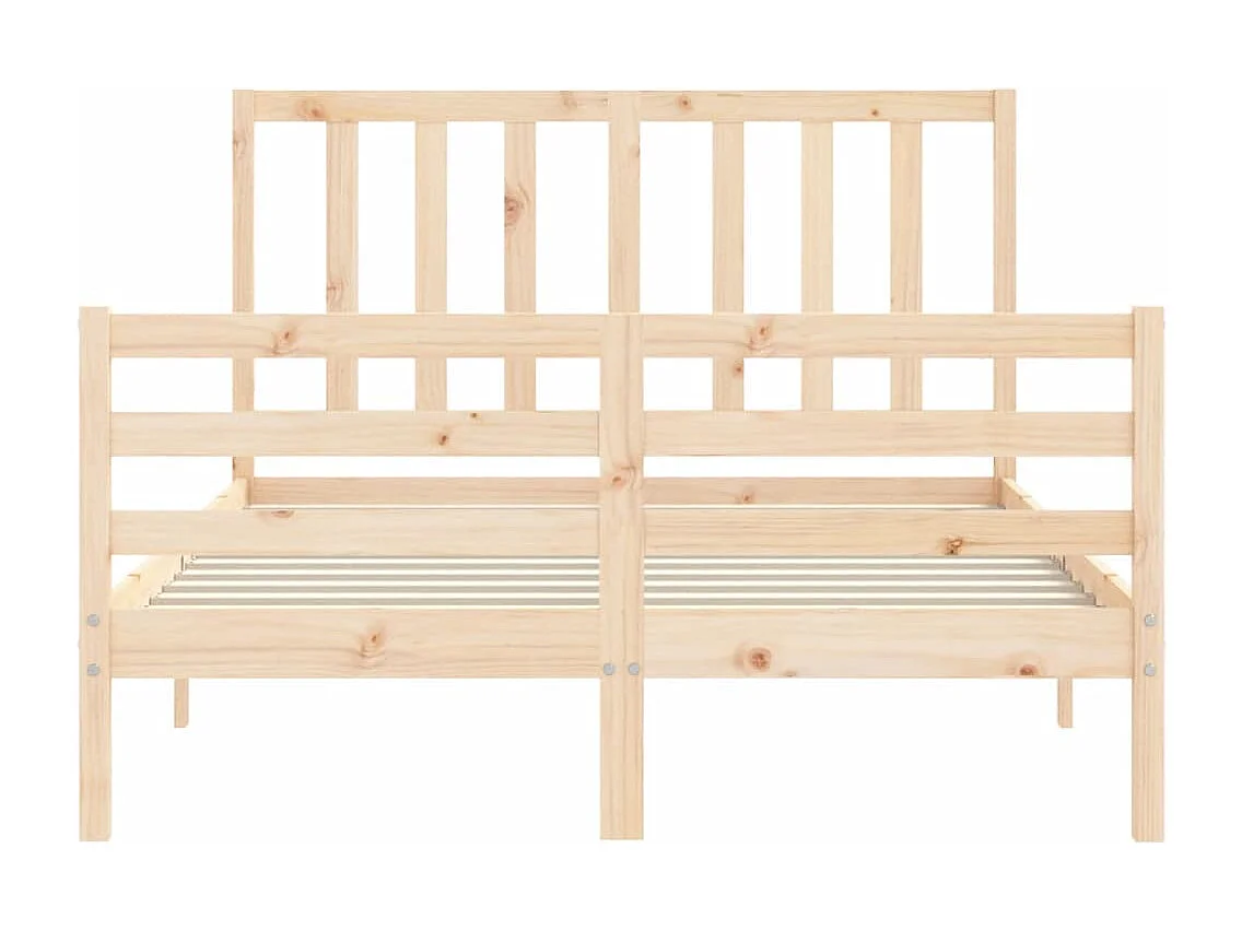 Lit simple | Lit adulte, enfant | Cadre de lit 120x200 cm bois de pin massif