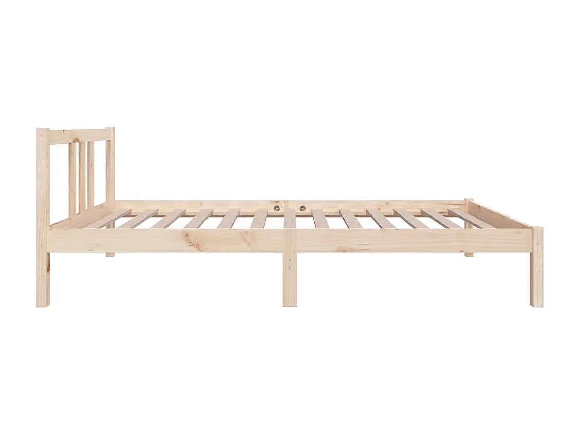 Lit simple | Lit adulte, enfant | Cadre de lit bois massif 90x190 cm