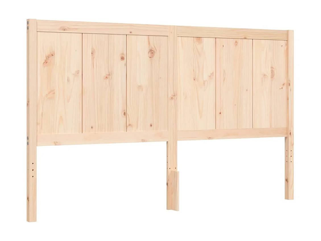 Lit double | Lit adulte | Cadre de lit bois de pin massif 150x200 cm
