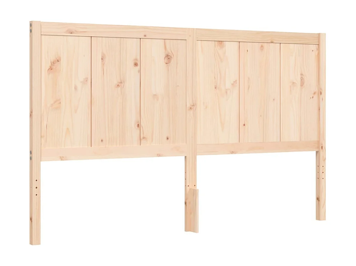 Lit double | Lit adulte | Cadre de lit bois de pin massif 150x200 cm