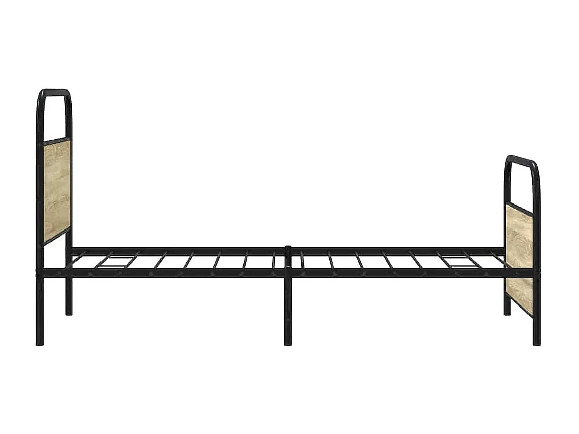 Letto per adulti | Letto singolo | Giroletto senza Materasso Rovere Sonoma 100x190cm in Truciolato