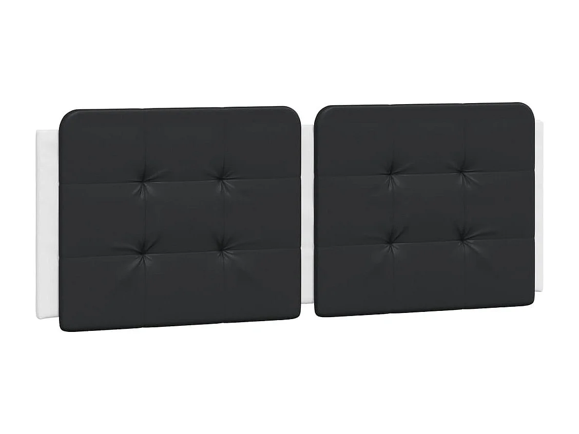 Bedframe | Eenpersoonsbed met LED zonder matras "Zadar" wit en zwart 120x200 cm