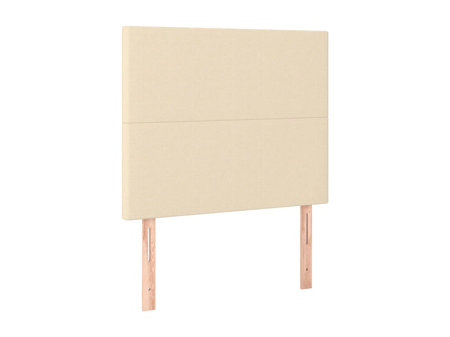 Lit simple | Lit adulte, enfant | Cadre de lit crème 90x200 cm tissu