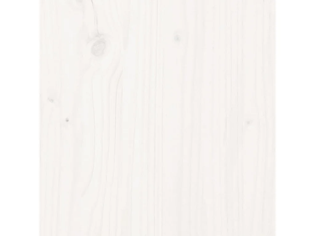 Lit double | Lit adulte | Cadre de lit blanc 140x200 cm bois de pin massif