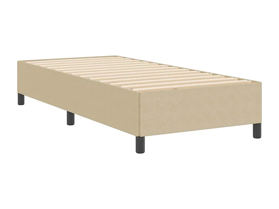 Lit simple | Lit adulte, enfant | Cadre de lit Vert gris 90x190 cm Tissu en velours côtelé